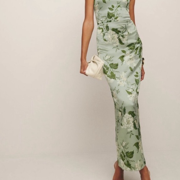 Reformation Frankie green dress - Picture 2 of 8